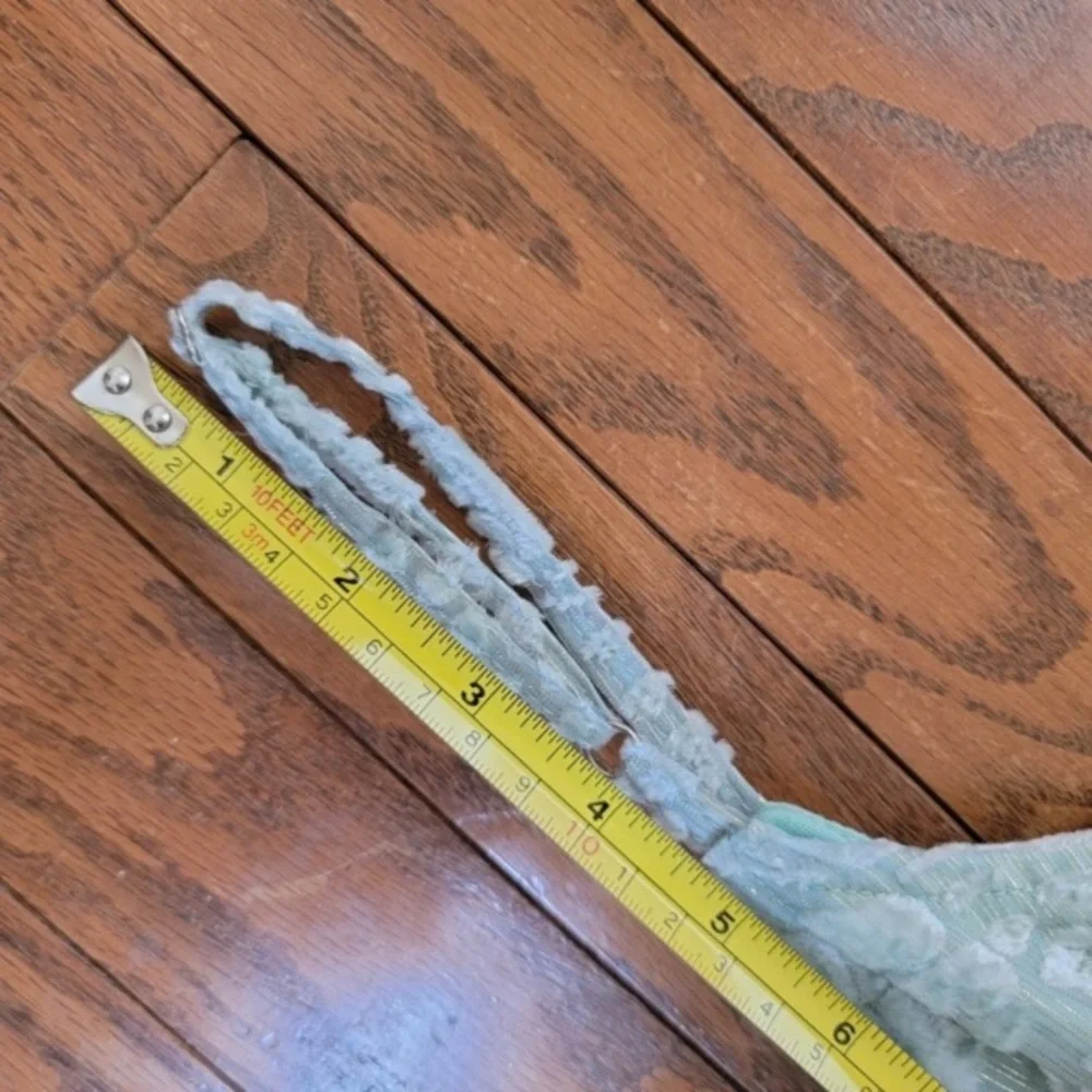 Velvet burnout feminine dress - Picture 11 of 11